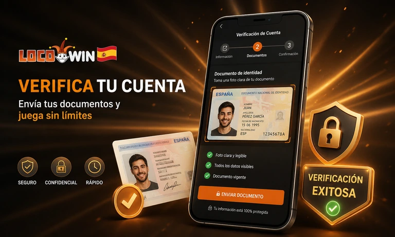 Verificación en Locowin Casino para españoles