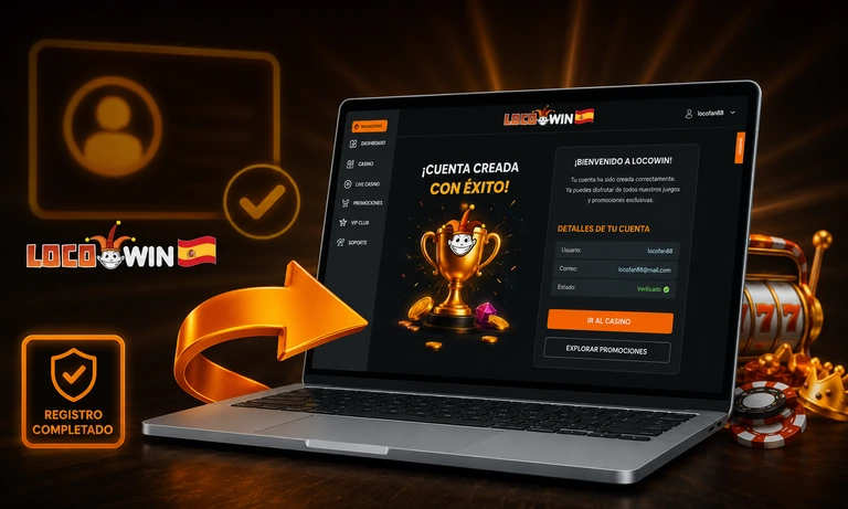 Completa tu registro en Locowin