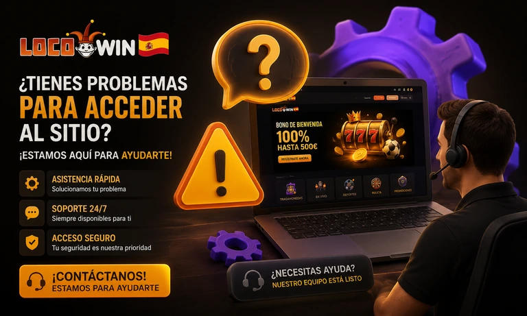Posibles motivos de dificultades para ingresar a Locowin
